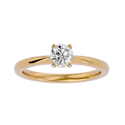 Mesh work diamond engagement ring