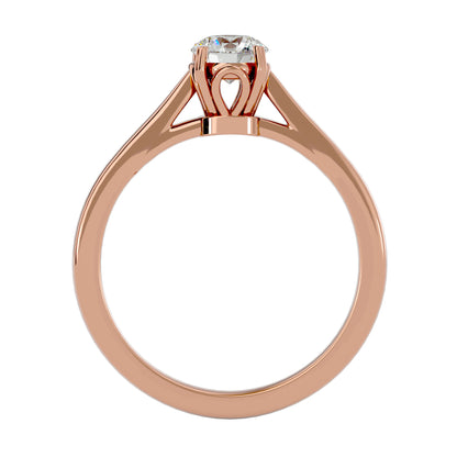 Rosil channel diamond engagement ring