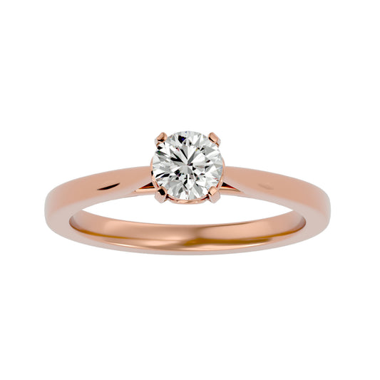 Rosil channel diamond engagement ring