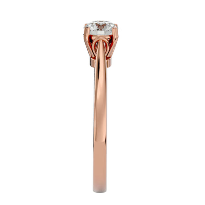 Rosil channel diamond engagement ring