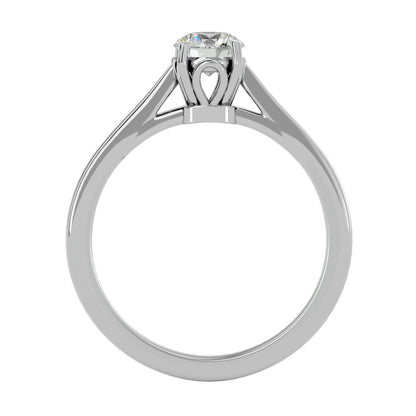 Rosil channel diamond engagement ring
