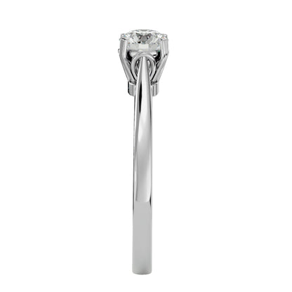 Rosil channel diamond engagement ring