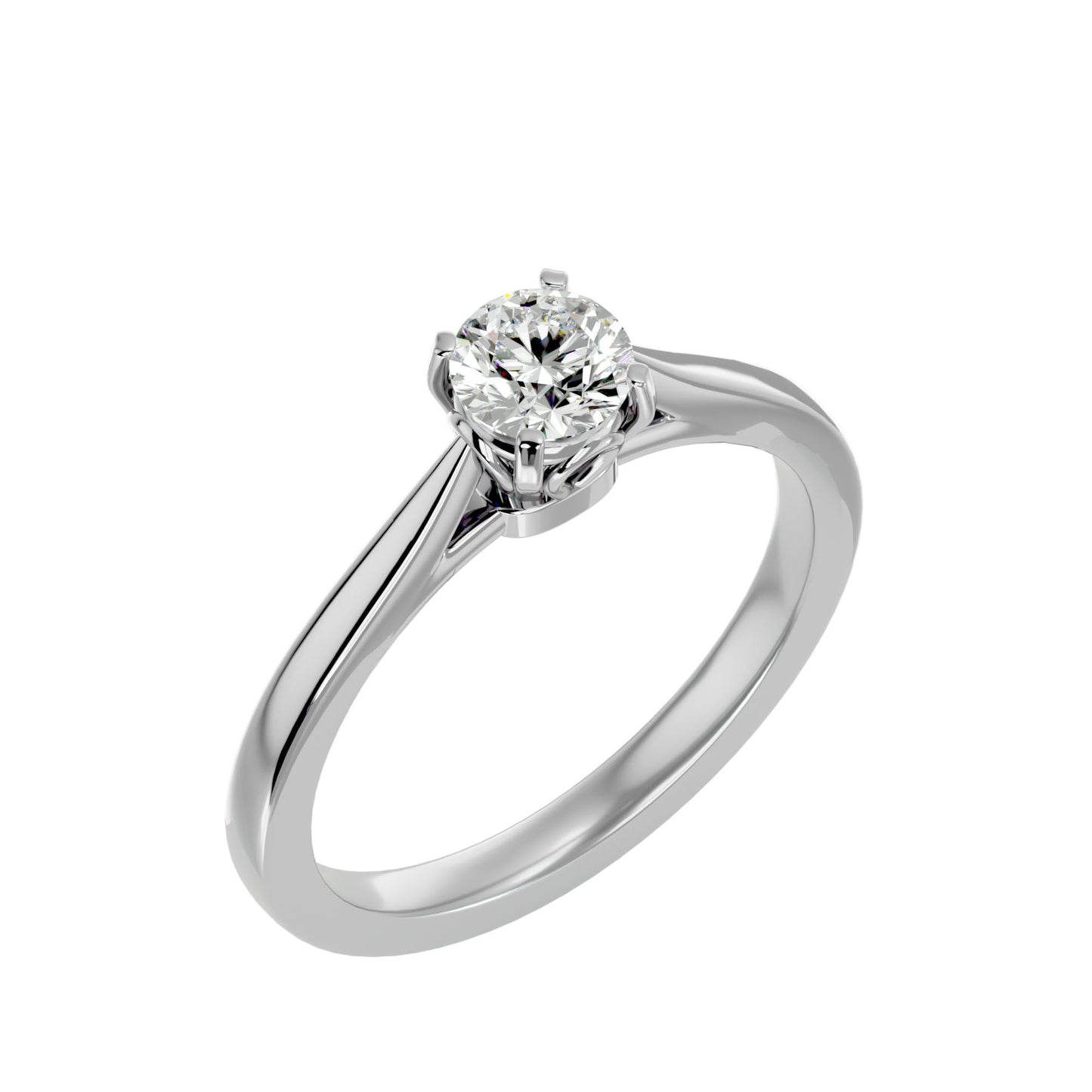Rosil channel diamond engagement ring