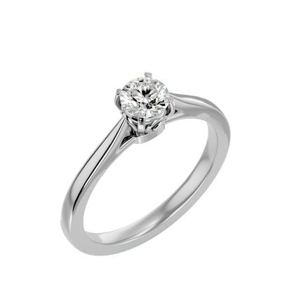 Rosil channel diamond engagement ring