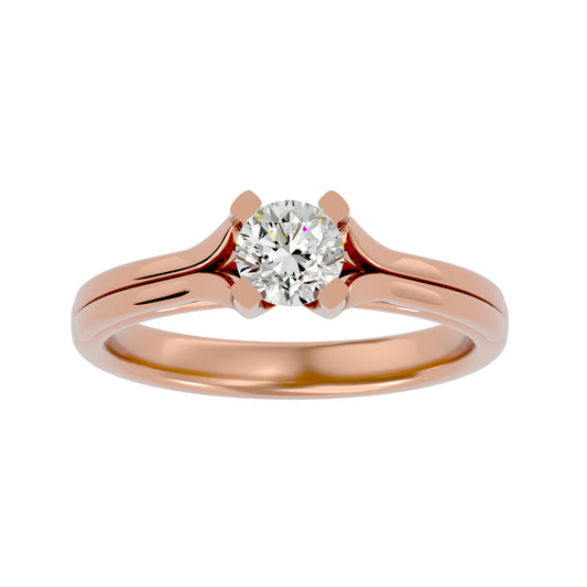 Ring band diamond engagemnt ring