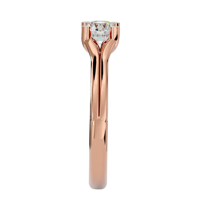 Ring band diamond engagemnt ring