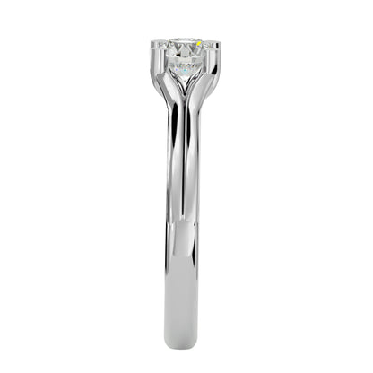Ring band diamond engagemnt ring
