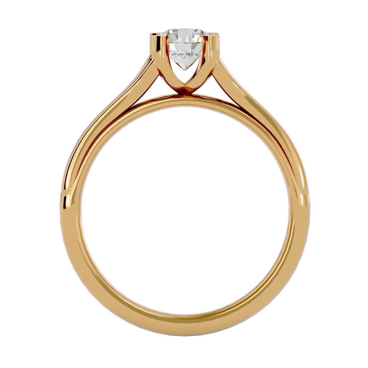 Ring band diamond engagemnt ring