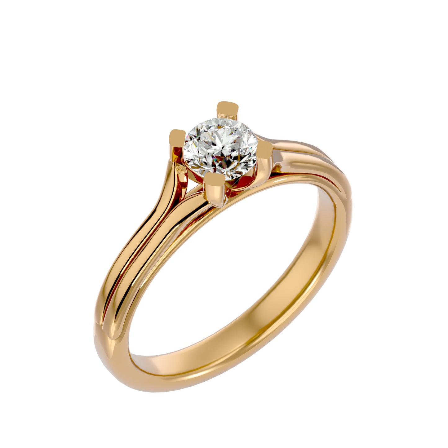 Ring band diamond engagemnt ring