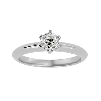 Criss cross with curve band diamond engagement ring