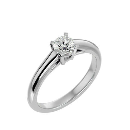 Serena halo diamond engagement ring