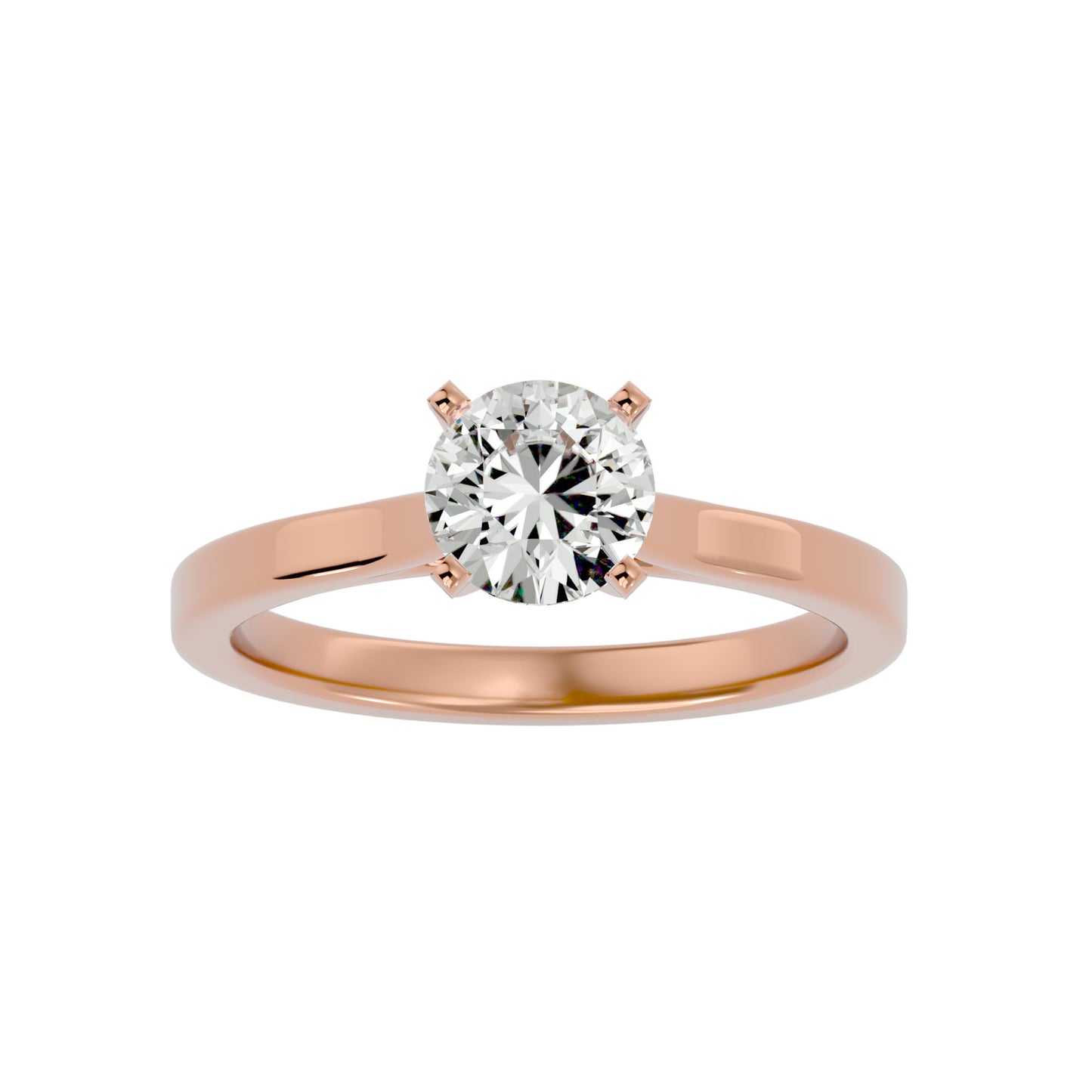 Tammy catheral round diamond engagement ring