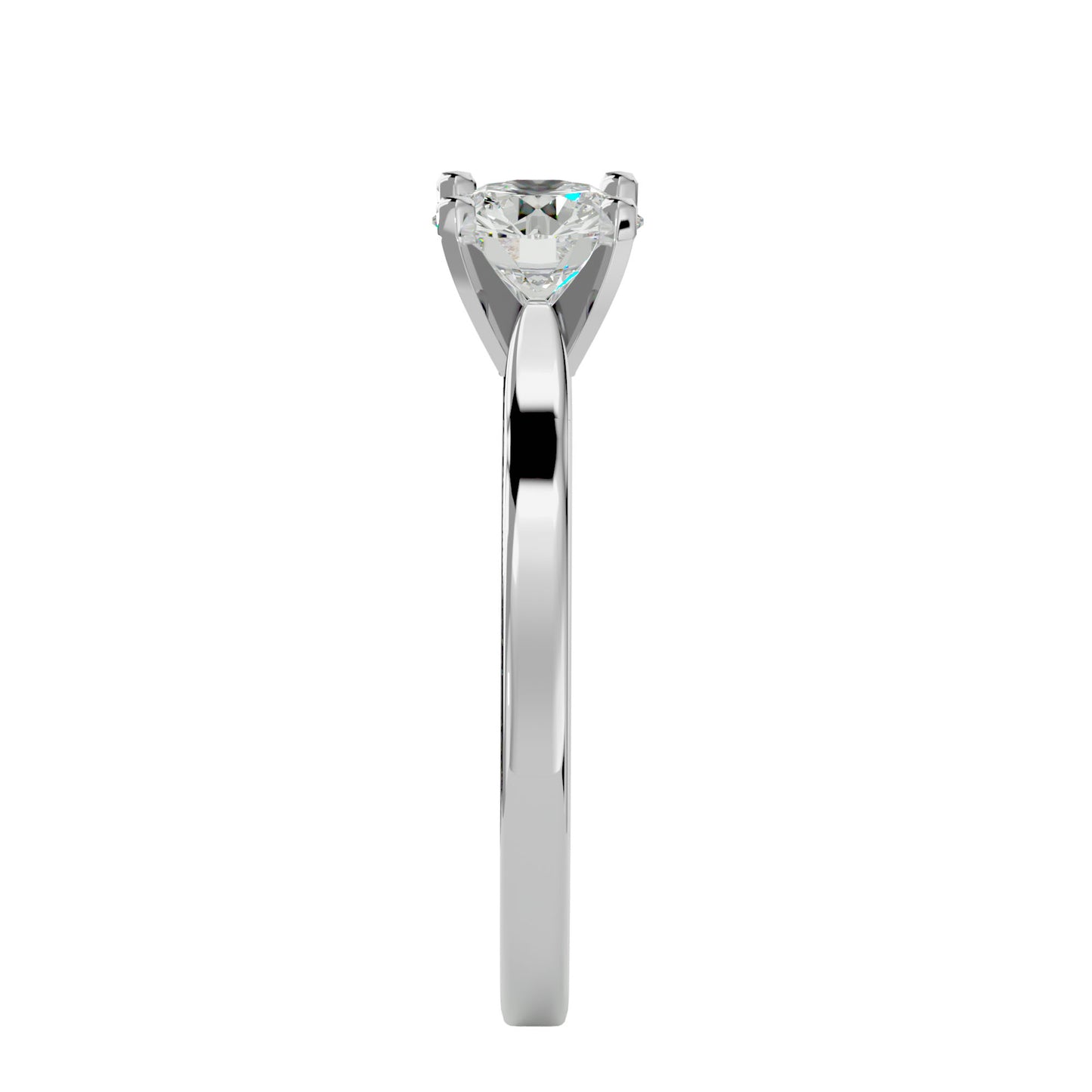 Tammy catheral round diamond engagement ring