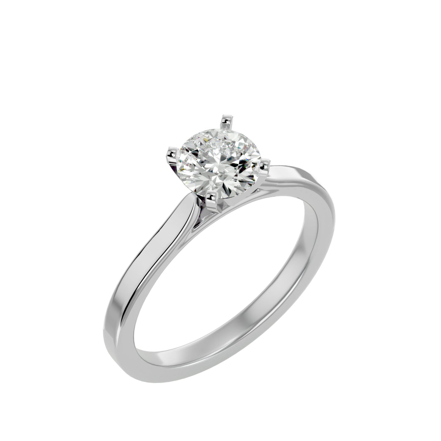 Tammy catheral round diamond engagement ring