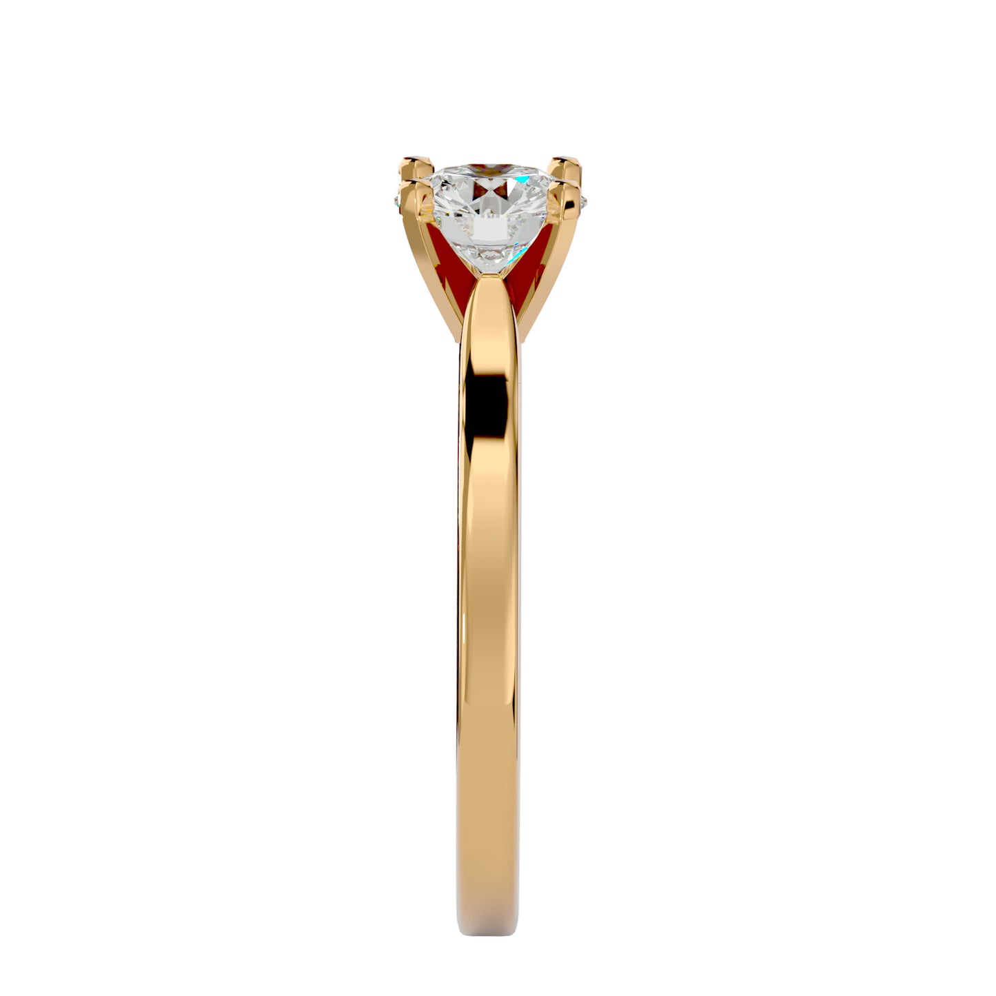 Tammy catheral round diamond engagement ring