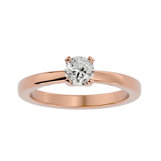 Unique three stone engagement ring