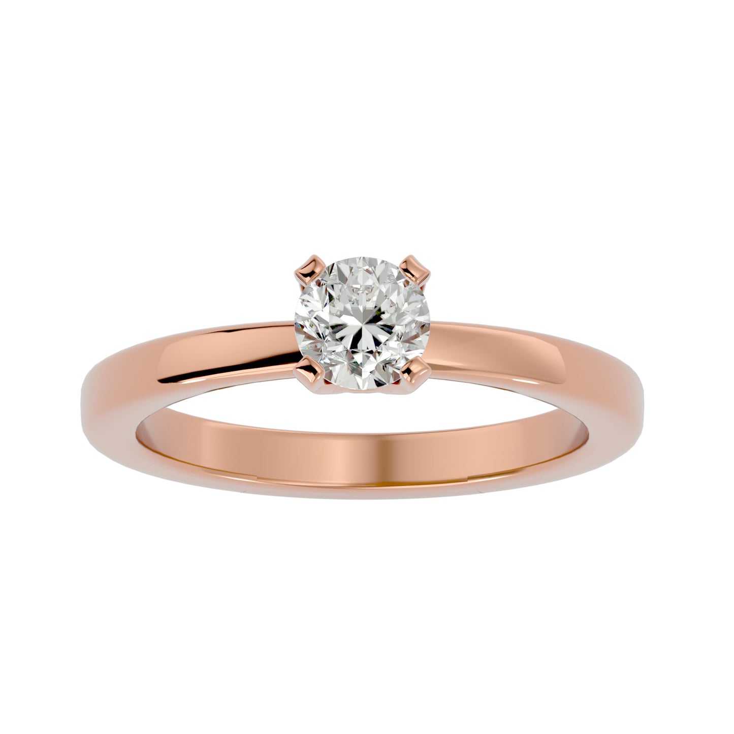 Unique three stone engagement ring