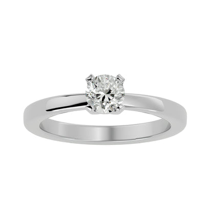 Unique three stone engagement ring