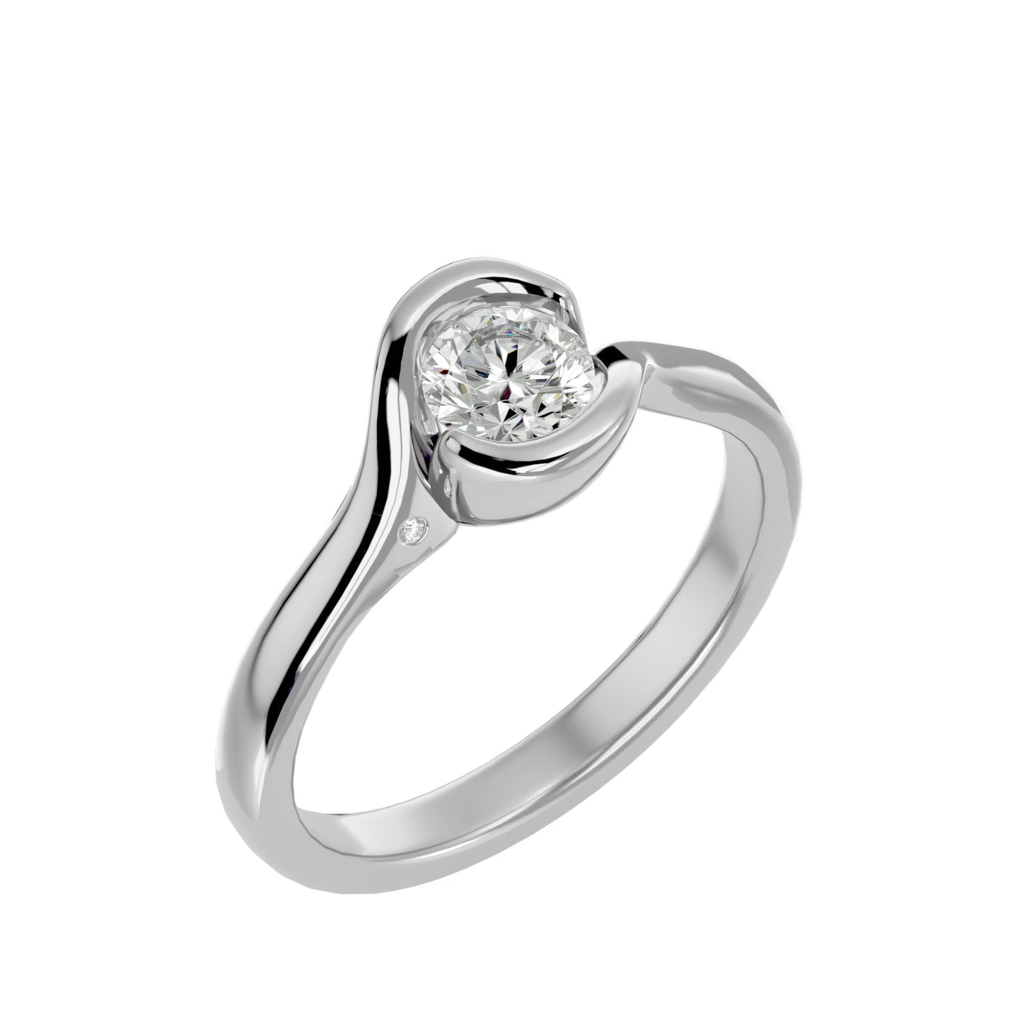Royal Embrace diamond engagement ring