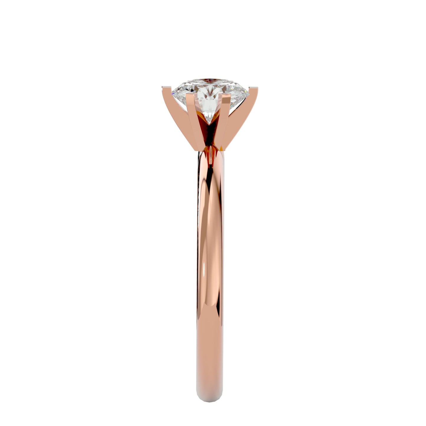 Florence six prong diamond engagement ring